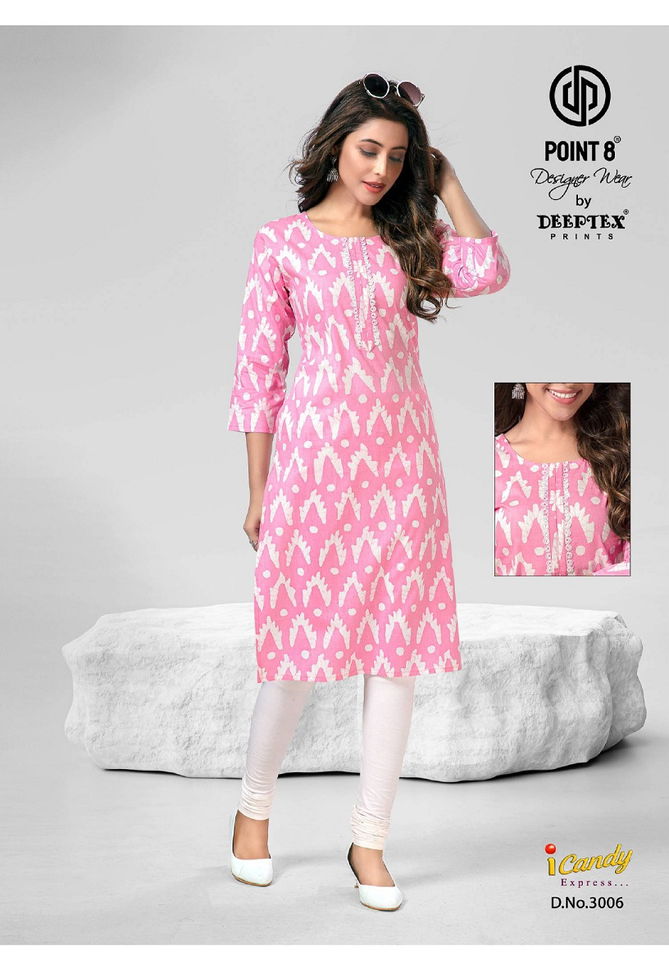 Deeptex I Candy Express 3 Wholesale Cotton Printed Kurtis
